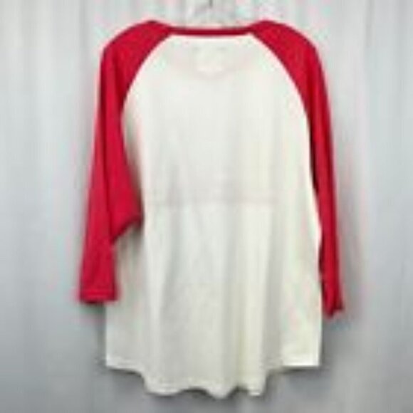 Tees 2 Ur Door Womens Multicolor Long Sleeve Round Neck Pullover T-Shirt Size L - Picture 2 of 10